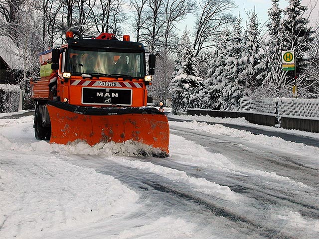 der Schnee muss weg