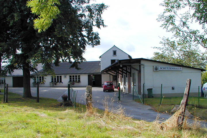 die Schützenhalle - ausnahmsweise ohne Publikum