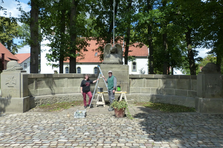 das Ehrenmal im neuen Glanz