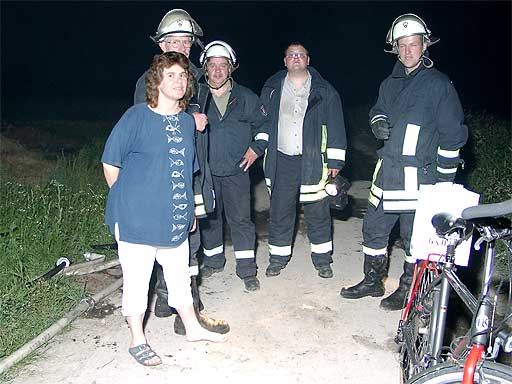 da staunt Anja - die Sandale fehlt