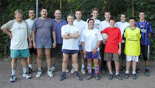 die beiden berühmtesten Meiningser Fußballmannschaften