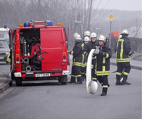 Brandeinsatz in Meiningsen - Foto: Soester Anzeiger