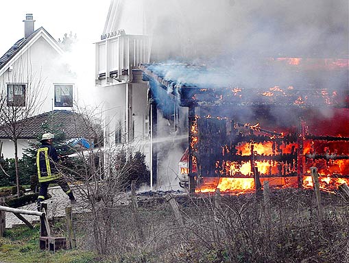 Brandeinsatz in Meiningsen - Foto: Soester Anzeiger