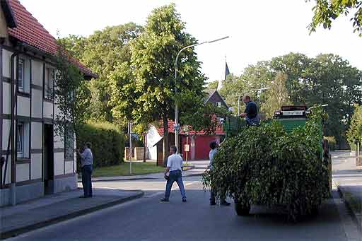 wär ein Pech, wenn keiner zu Hause wäre