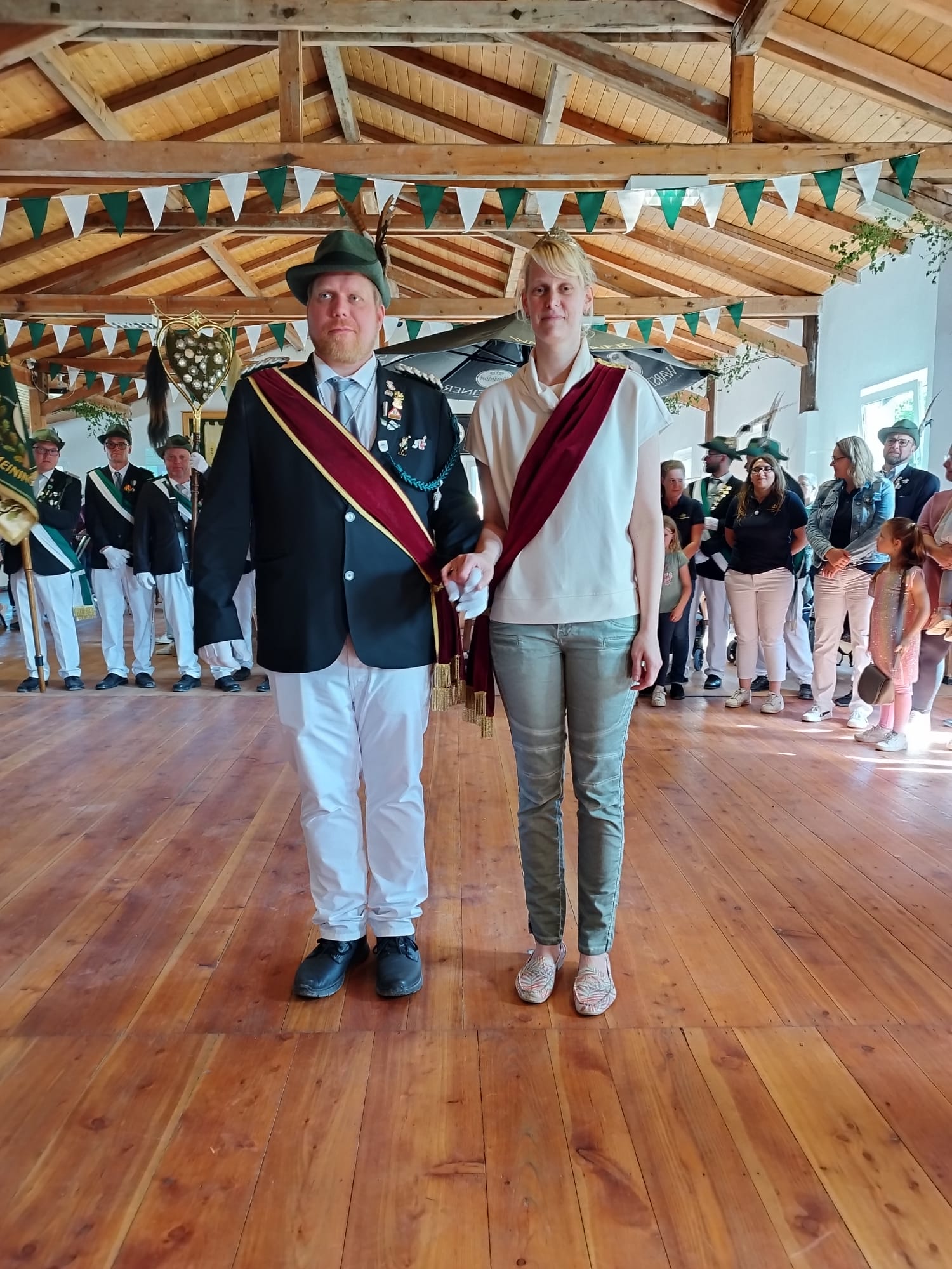 Königspaar Dennis und Miriam Hennig