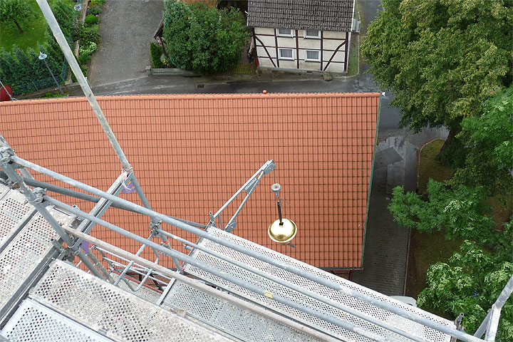 Der Turm von St. Matthias wird erneuert