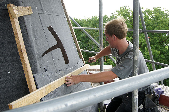 Der Turm von St. Matthias wird erneuert