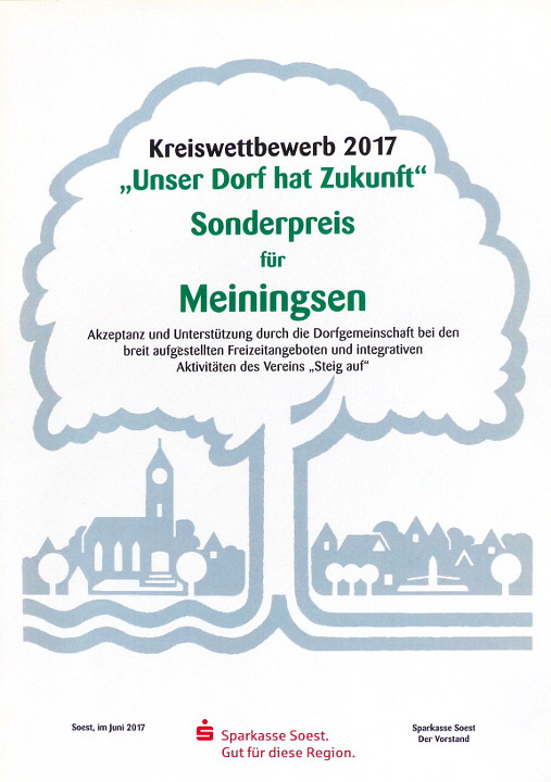 Sonderpreis "Unser Dorf hat Zukunft"