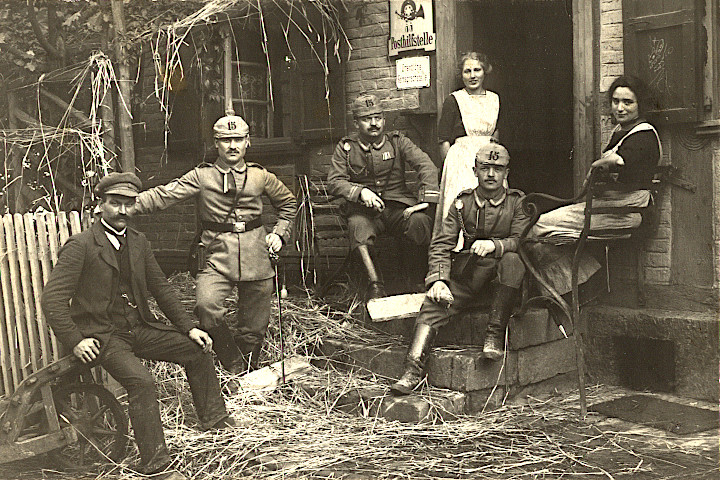 Manöver 1913 in Meiningsen