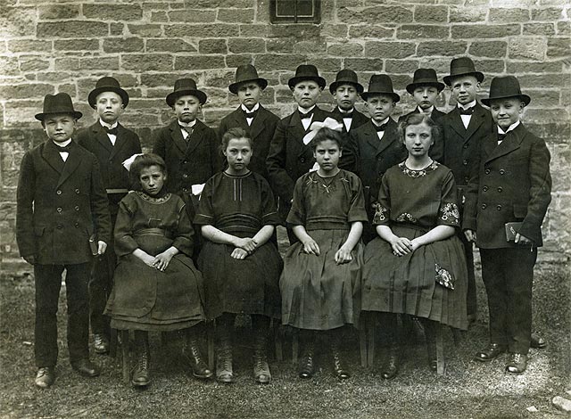 Konfirmation in Meiningsen ca. 1915