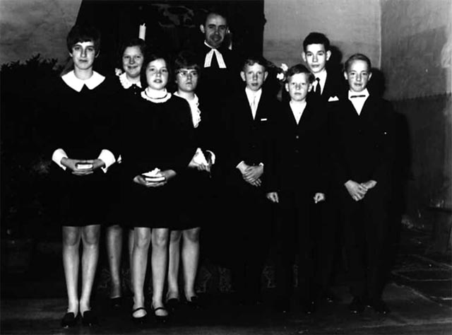 Konfirmation in Meiningsen 1969