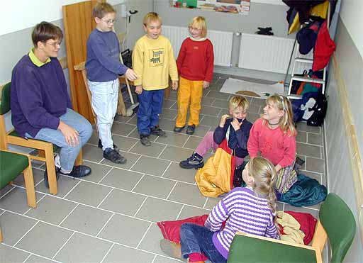 die Kinder sind voll dabei